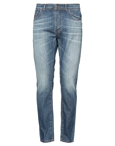 JOHN RICHMOND Denim trousers Blue 98% Cotton, 2% Elastane