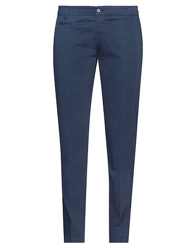 SEI TRE SEI Casual pants Midnight blue 97% Cotton, 3% Elastane