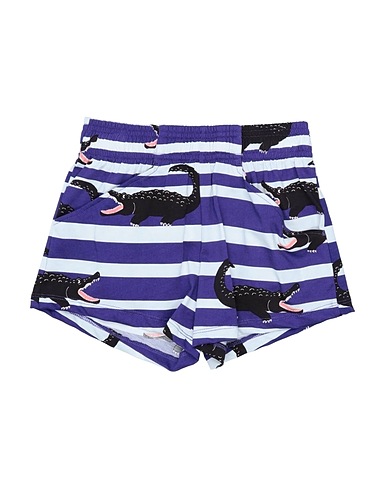 MINI RODINI Shorts & Bermuda Purple 100% Organic cotton