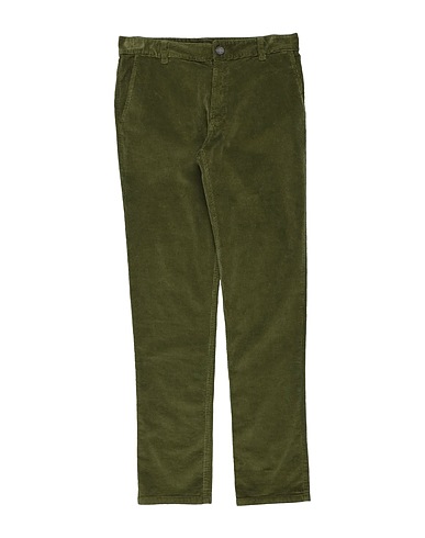DAL LAGO Casual trouser Military green 97% Cotton, 3% Elastane