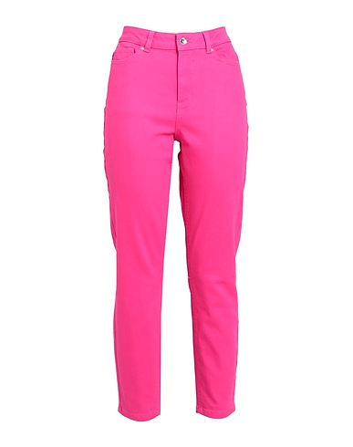 VERO MODA Denim trousers Fuchsia 99% Cotton, 1% Elastane