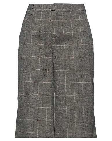 LIU •JO Shorts & Bermuda Brown 63% Polyester, 33% Viscose, 2% Elastane, 2% Metallic fiber