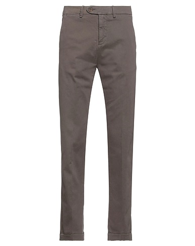 SEVENTY VENEZIA Casual trouser Taupe 97% Cotton, 3% Elastane