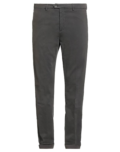 SEVENTY VENEZIA Casual pants Charcoal 98% Cotton, 2% Elastane