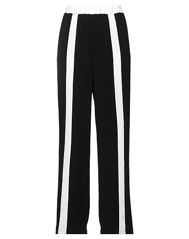 LIU •JO Casual pants Black 92% Polyester, 8% Elastane