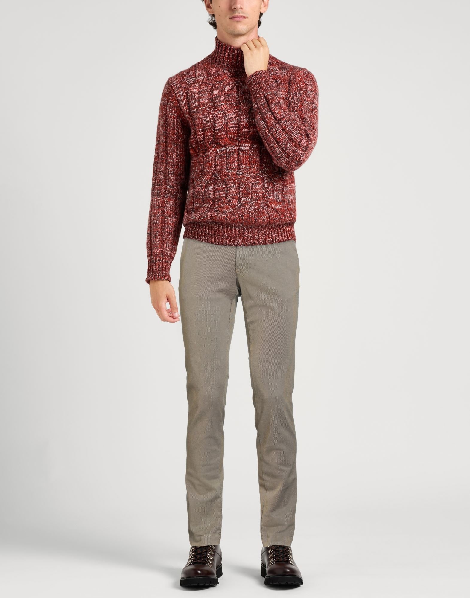 パンツ HATRA 24ss Moc Trousers Poil burgundy YOOX Online Fashion Design Shopping