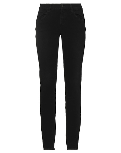 LIU •JO Denim trousers Black 70% Cotton, 21% Polyester, 9% Elastane