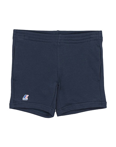K-WAY Shorts & Bermuda Midnight blue 86% Cotton, 14% Polyester