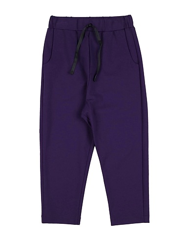 VICOLO Casual trouser Dark purple 95% PES - Polyethersulfone, 5% Elastane