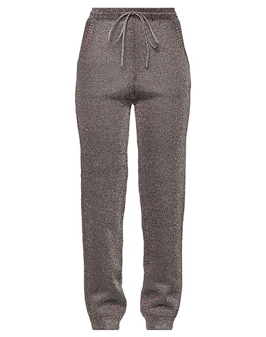 MISSONI Casual pants Burgundy 78% Wool, 10% Cupro, 6% Polyester, 6% Polyamide