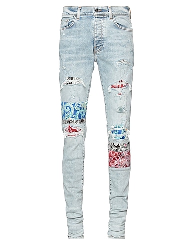 AMIRI Denim pants Blue 92% Cotton, 6% Elastomultiester, 2% Elastane