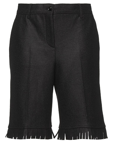 BURBERRY Shorts & Bermuda Black 100% Virgin Wool, Silk