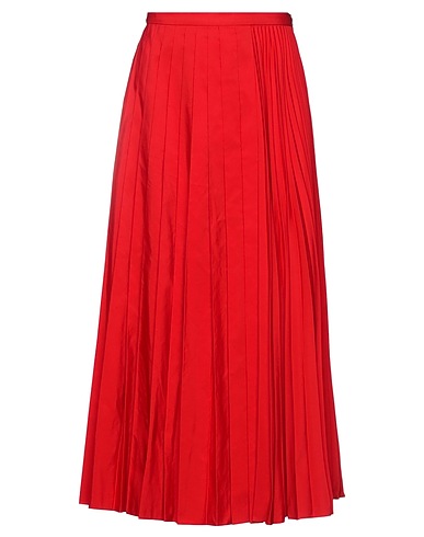 VALENTINO GARAVANI Gonna midi Rosso 54% Cotone, 46% Poliestere