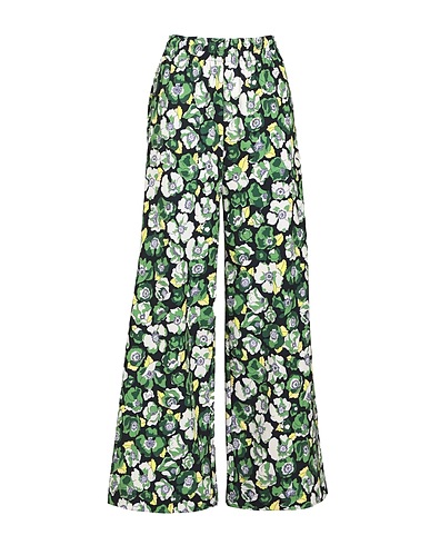 PUMA Casual trouser PUMA x LIBERTY Wide Leg Pant
 Green 87% Polyester, 13% Elastane