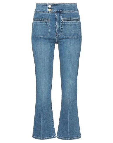 FRAME Denim trousers Blue 80% Cotton, 11% Recycled cotton, 7% Recycled polyamide, 2% Elastane