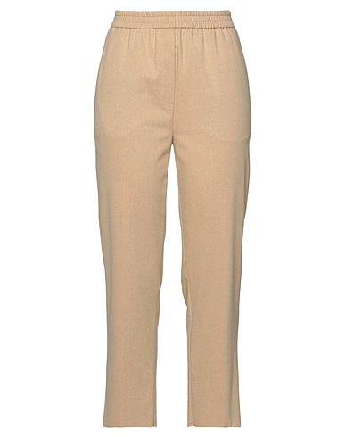 ERIKA CAVALLINI Casual trouser Beige 34% Viscose, 33% Polyester, 32% Wool, 1% Elastane