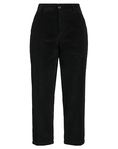 PT Torino Casual trouser Black 98% Cotton, 2% Elastane