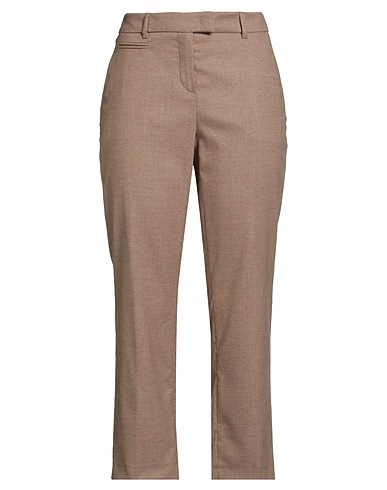 SEDUCTIVE Casual pants Sand 50% Wool, 34% Polyester, 15% Viscose, 1% Elastane