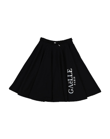 GAëLLE Paris スカート ブラック コットン 95% / ポリウレタン 5%