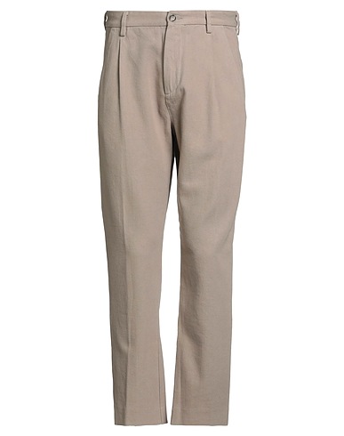 PENCE Denim pants Beige 80% Cotton, 20% Wool