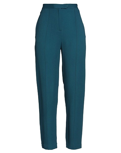 MANILA GRACE Casual pants Deep teal 100% Viscose