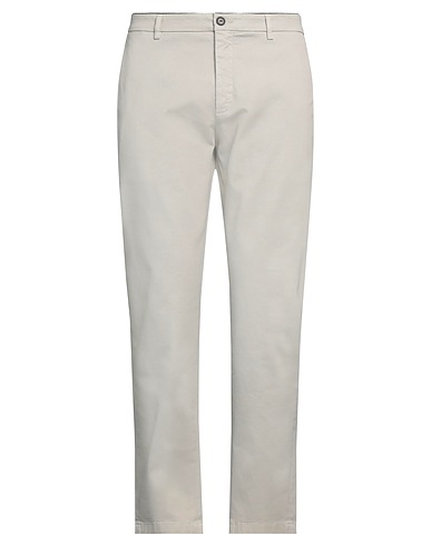 DEPARTMENT 5 Casual trouser Light grey 98% Cotton, 2% Elastane