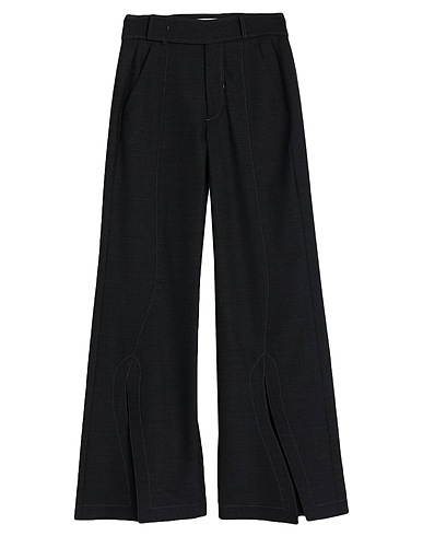 SSHEENA Casual pants Charcoal 53% Polyester, 43% Virgin Wool, 4% Elastane