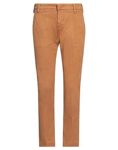 ENTRE AMIS Casual pants Camel 97% Cotton, 3% Elastane