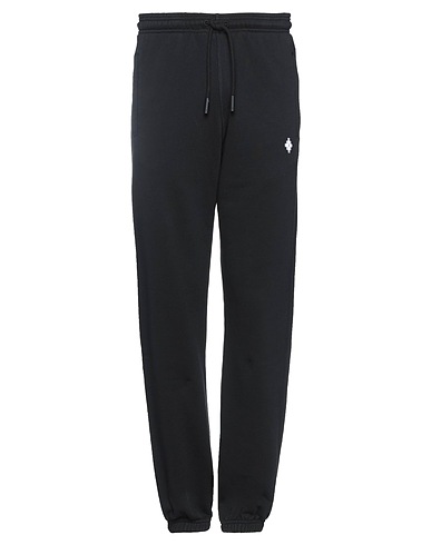 MARCELO BURLON Pantalone Nero 100% Cotone, Poliestere