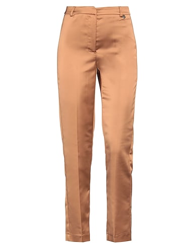 REBEL QUEEN by LIU •JO Casual trouser Brown 97% Polyester, 3% Elastane