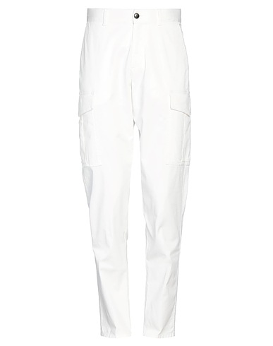 ELEVENTY Casual pants White 98% Cotton, 2% Elastane
