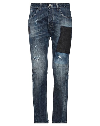 PMDS PREMIUM MOOD DENIM SUPERIOR Denim trousers Blue 98% Cotton, 2% Elastane