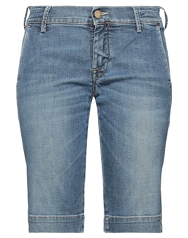 JACOB COHЁN Denim shorts Blue 98% Cotton, 2% Elastane