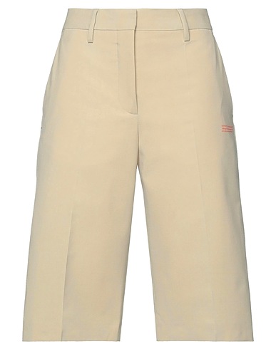 OFF-WHITE™ Shorts & Bermuda Light grey 53% Polyester, 43% Virgin Wool, 4% Elastane