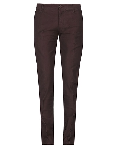 HARMONT & BLAINE Casual trouser Dark brown 98% Cotton, 2% Elastane