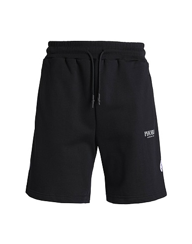 PHOBIA ARCHIVE Shorts & Bermudas SHORTS WITH PURPLE SKELETON
 Schwarz 100% Baumwolle