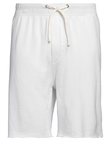 JAMES PERSE Shorts & Bermuda STANDARD White 100% Supima®, Polyamide, Lyocell
