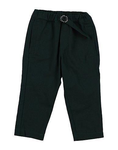 SIMPLE KIDS Casual trouser Dark green 100% Cotton