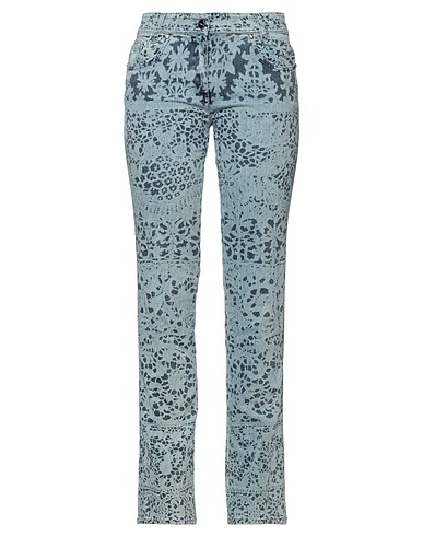 BYBLOS Denim trousers Blue 80% Cotton, 20% Polyester