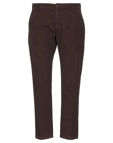 DEPARTMENT 5 Casual trouser Dark brown 97% Cotton, 3% Elastane