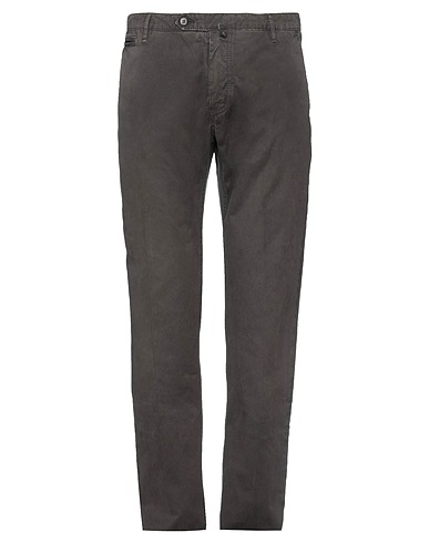 JACOB COHЁN Casual pants Dark brown 100% Cotton