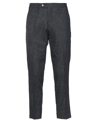 MICHAEL COAL Casual trouser Midnight blue 40% Synthetic fibers, 31% Wool, 26% Cotton, 3% Cashmere