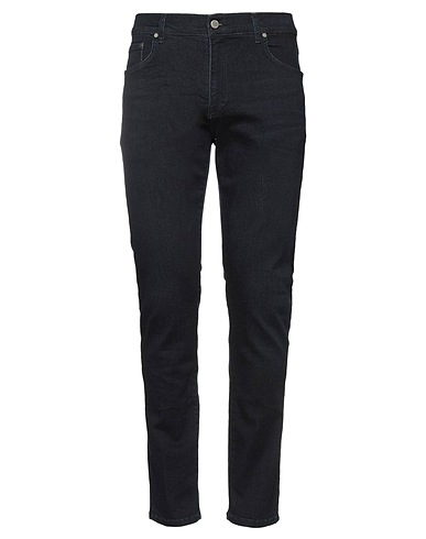 BRIAN DALES Denim pants Blue 94% Cotton, 4% Polyester, 2% Elastane
