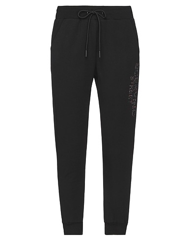 SCERVINO Casual trouser Black 95% Cotton, 5% Elastane
