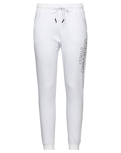 SCERVINO Casual trouser White 95% Cotton, 5% Elastane