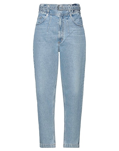 AGOLDE Denim trousers Blue 80% Organic cotton, 20% Recycled cotton
