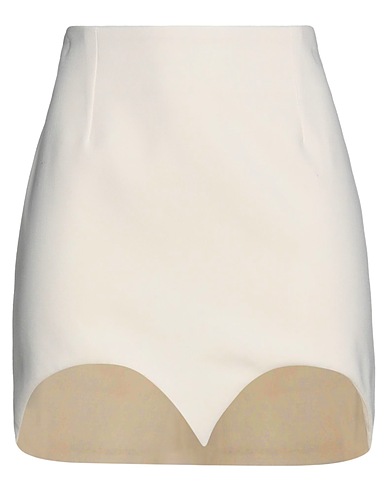 CINQRUE Minirock Elfenbein 68% Andere Fasern, 32% Rayon