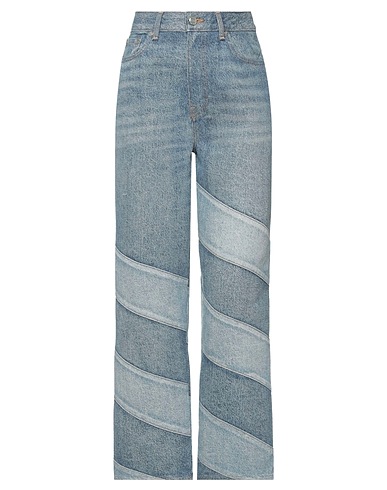 GANNI Denim pants Blue 100% Cotton