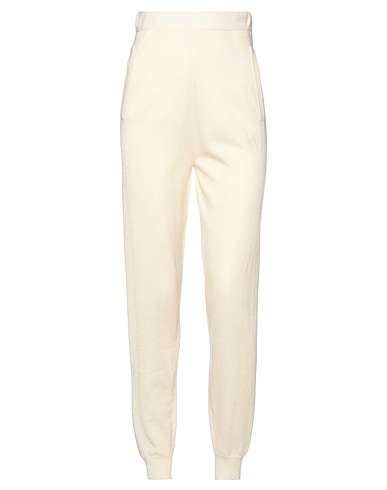 MAX MARA Casual trouser Ivory 70% Wool, 30% Cashmere