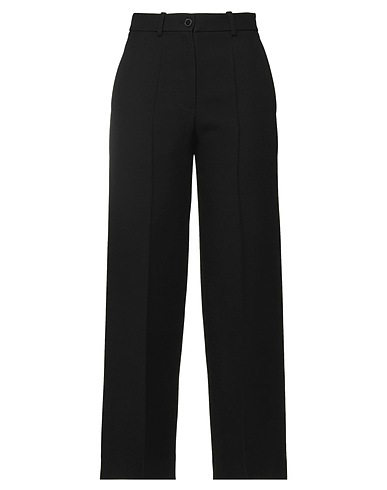 VALENTINO GARAVANI Casual pants Black 65% Virgin Wool, 35% Silk